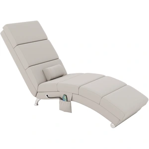 HOMCOM Fauteuil relax salon fauteuil de massage et chauffage meridienn... pas cher