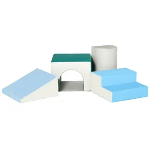 Comparateur de prix : 4PCS Module motricité bébé HOMCOM parcours motricité bébé en mousse EP...