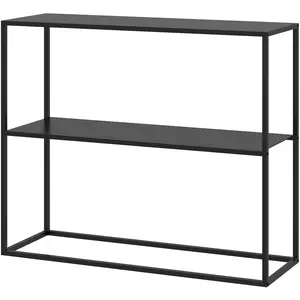 HOMCOM Table console table d'appoint d'entrée minimaliste industrielle... pas cher