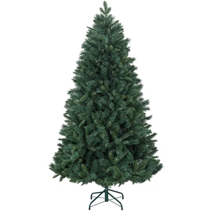 Comparateur de prix : HOMCOM Sapin de Noël artificiel H.180 cm 1061 branches épines grand réalisme métal pvc pe vert