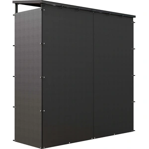 Outsunny Abri-bûches range-bûche extérieur charge maximale 2000 kg ave... pas cher
