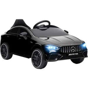 Comparateur de prix : AIYAPLAY Voiture électrique enfant mercedes cla 45s amg - 12v, 2 moteurs, 5kmh max. - télécommande - nombreux effets - noir