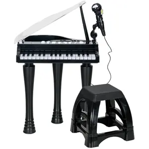 AIYAPLAY Piano enfant électronique 32 touches multifonctions avec micr...