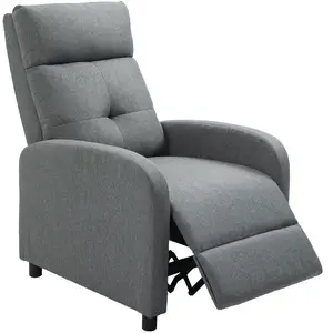 HOMCOM Fauteuil de relaxation inclinable manuellement avec repose-pied...Vendu paraosom