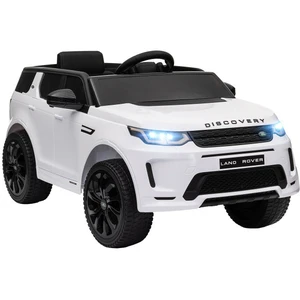 Comparateur de prix : Aiyaplay Voiture électrique enfant licence officielle land rover discovery sport - 12v, 5kmh max. - nombreux effets - télécommande - blanc