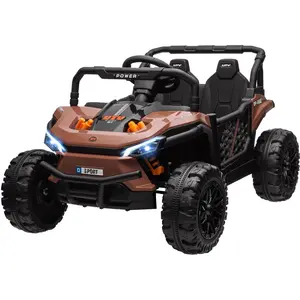 AIYAPLAY Voiture électrique enfant UTV buggy électrique enfant avec té...