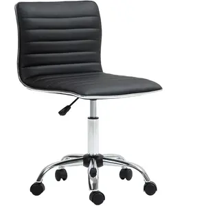 HOMCOM Chaise bureau fauteuil de bureau à roulettes pivotante hauteur ... pas cher