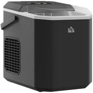 HOMCOM Machine à glaçons - 12Kg en 24H, 9 glaçons en 6-13 minutes - ac... pas cher