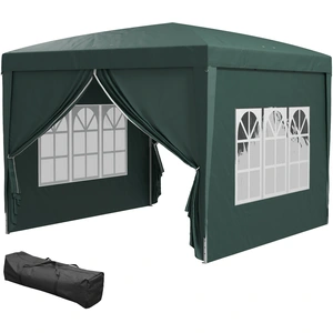 Outsunny Tonnelle de jardin tente de réception barnum pop-up pliant 3 ...Vendu paraosom