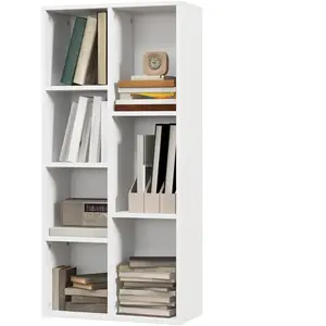 HOMCOM Meuble de rangement Bibliothèque étagère 7 cubes pour intérieur... pas cher