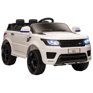 Comparateur de prix : HOMCOM Voiture Électrique Enfant Suv 4x4 - 12v, 5km/h Max. - Télécommande - Nombreux Effets Blanc