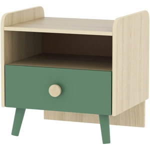 AIYAPLAY Table de chevet enfant table de nuit enfant avec tiroir et ni... pas cher