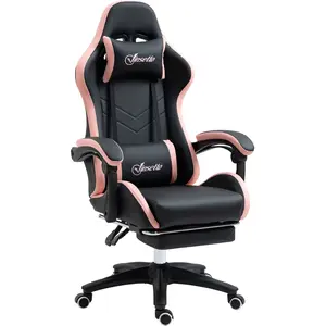 Vinsetto Chaise gaming fauteuil gaming ergonomique avec dossier inclin... pas cher
