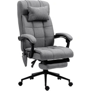 Vinsetto Chaise de bureau de massage chauffante réglable en hauteur de... pas cher