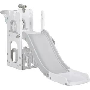 AIYAPLAY Toboggan pour enfants 5 en 1 avec panier de basket escalade t...Vendu paraosom