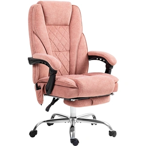 Vinsetto Fauteuil de bureau massant et chauffant hauteur réglable doss... pas cher