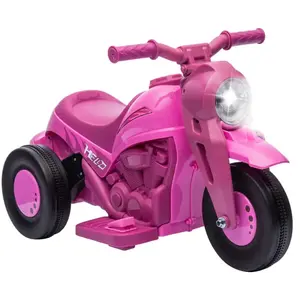 Comparateur de prix : Aiyaplay Moto électrique enfant chopper 6v env. 3kmh 3 roues effets lu...