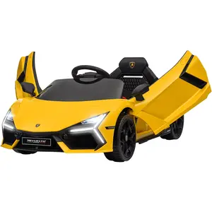 AIYAPLAY Voiture électrique 12V sous licence Lamborghini Revue véhicul... pas cher