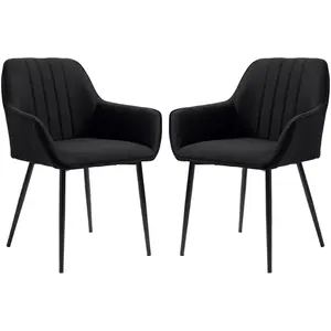 HOMCOM Chaises de Salle à Manger Chaises de Visiteur Design scandinave... pas cher