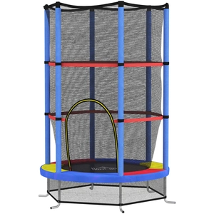 HOMCOM Trampoline pour enfant filet de sécurité porte zippée 6 poteaux...