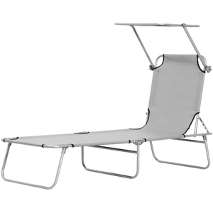 Outsunny Transat bain de soleil pliable chaise longue pliante dossier ... pas cher
