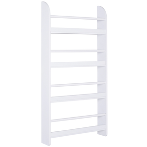 Comparateur de prix : Étagère murale en bois pour livres et magazines - HOMCOM - 4 niveaux -...