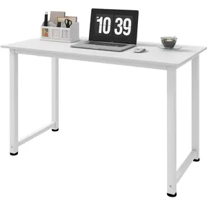 HOMCOM Table d'ordinateur table de salle à manger 120L x 60l x 76H cm ... pas cher