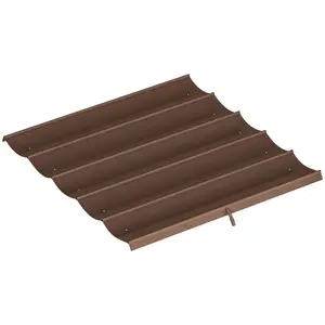Comparateur de prix : OUTSUNNY Toile de rechange pour pergola rétractable 3 x 3 m polyester haute densité 180 gm² imperméabilisé chocolat