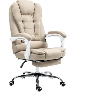 Vinsetto Fauteuil de bureau manager chaise pour ordinateur avec repose... pas cher