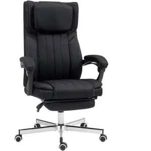Vinsetto Chaise de bureau siège pivotant dossier inclinable hauteur ré... pas cher