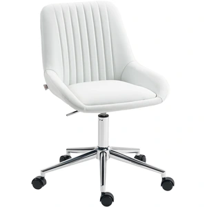 HOMCOM Fauteuil de bureau sans accoudoirs, chaise de bureau avec haute... pas cher