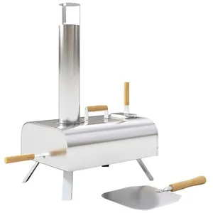 Comparateur de prix : Outsunny Four à pizza pliable portable à bois ou à pellet - pierre ref...