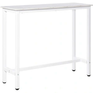 HOMCOM Table de bar table haute de cuisine mange-debout 120 x 40 x 100... pas cher