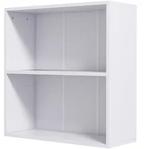 HOMCOM Bibliothèque étagère de rangement avec 2 compartiments et étagè... pas cher