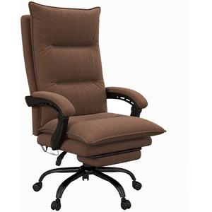 Vinsetto Fauteuil de bureau massant et chauffant, chaise de bureau, ha... pas cher