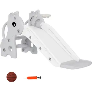 AIYAPLAY Toboggan pour enfants 3 en 1 en forme de girafe avec panier d...Vendu paraosom