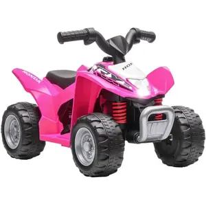 Comparateur de prix : AIYAPLAY Quad électrique enfant 6v 30w honda trx 250x v max. 2,8 kmh p...