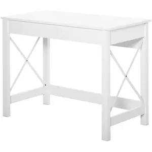HOMCOM Bureau d'ordinateur, table informatique, style moderne, cadre r... pas cher