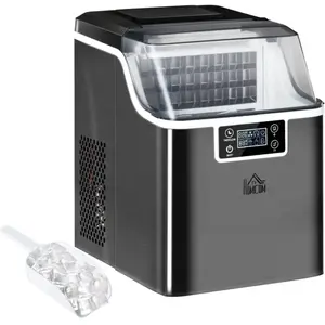 HOMCOM Machine à glaçons - 130w 3,2l 20kg24h 24 glaçons14-18min - rése... pas cher