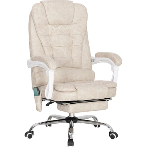 Vinsetto Fauteuil de bureau massant et chauffant, chaise de bureau, ha... pas cher