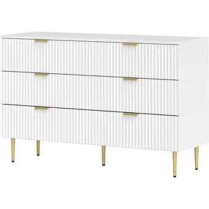 HOMCOM Commode 6 tiroirs commode chambre meuble de rangement moderne a... pas cher