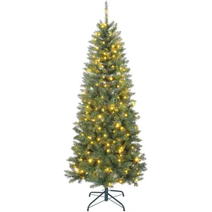 Sapin de Noël artificiel - HOMCOM - 180 cm - 250 lumières, 899 pointes... pas cher