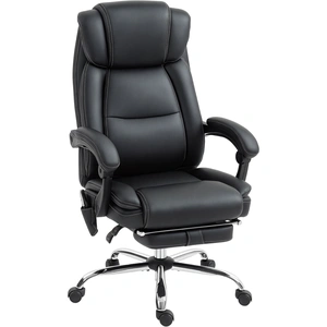 HOMCOM Fauteuil de bureau massant et chauffant chaise de bureau avec h... pas cher