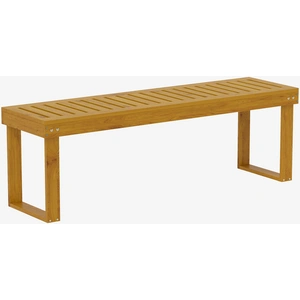 Outsunny Banc de jardin banc en bois de pin 2 places banquette de jard... pas cher