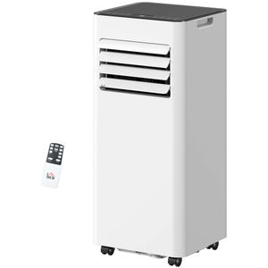 Comparateur de prix : HOMCOM Climatiseur mobile 7000BTU 3 en 1 refroidissement ventilateur d...