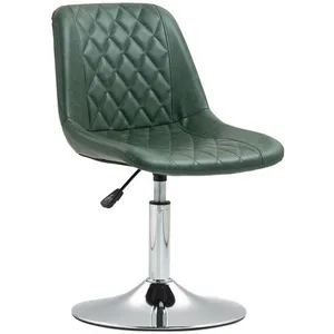 HOMCOM Chaise de bureau design Chesterfield capitonné revêtement synth... pas cher