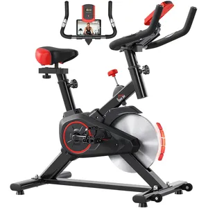 HOMCOM Vélo d'appartement écran LCD multifonctions vélo biking cardio-... pas cher