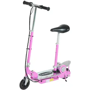 Comparateur de prix : Trottinette électrique pliable pour enfants - HOMCOM - 120 W - Hauteur...