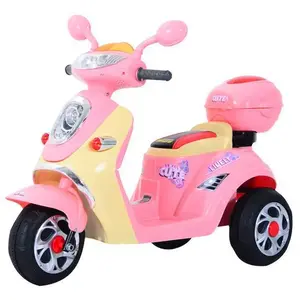 Comparateur de prix : Moto scooter électrique pour enfants - HOMCOM - 3 roues - Rose - Effet...