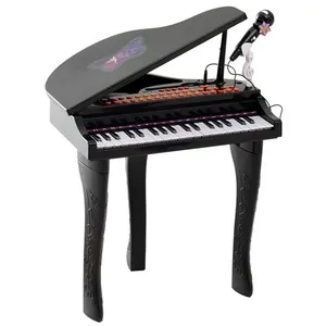 Comparateur de prix : HOMCOM Piano à queue électronique 37 touches multifonctions avec micro...